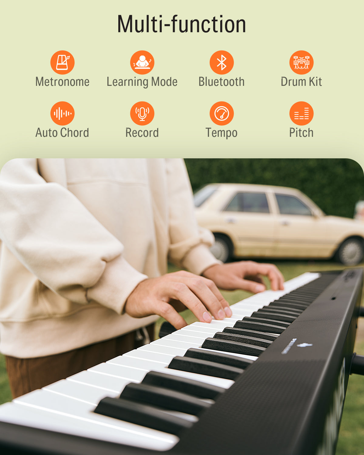 Donner DEP-10 電子ピアノ Amazon.com: Donner DEP-10 Digital Piano 88 Key Semi-Weighted