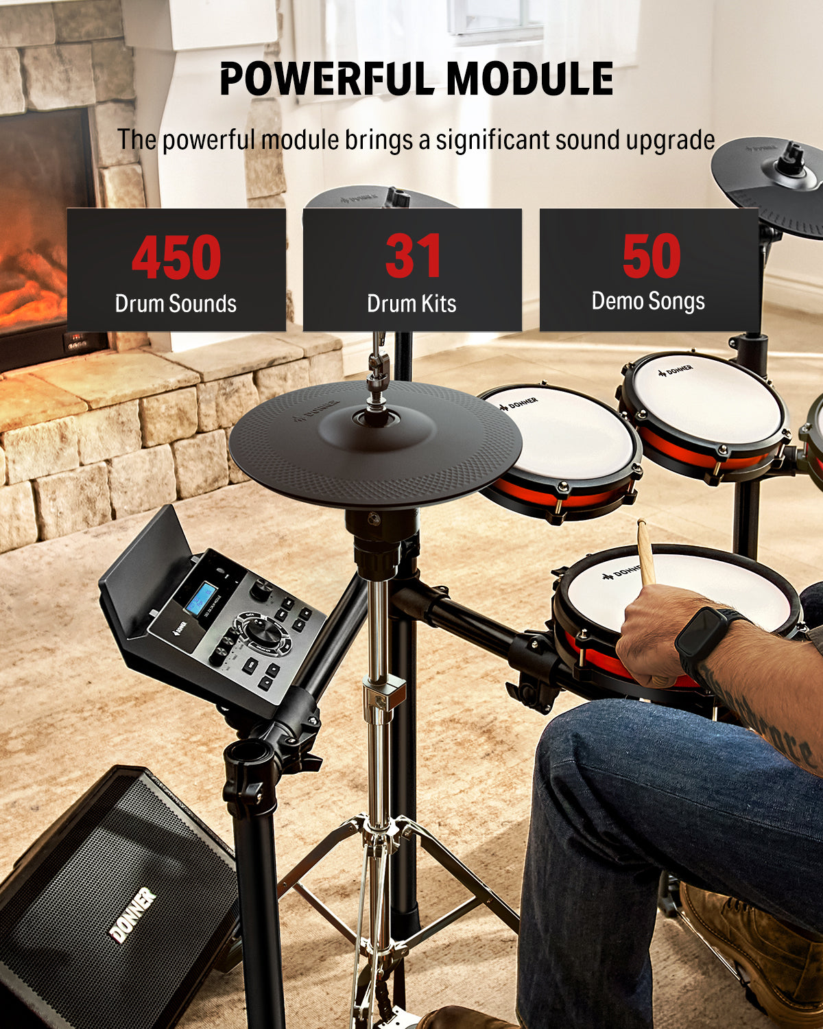 Donner DED-200 PRO Electronic Drum Set