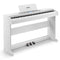 Donner DDP-95 88 Key Weighted Upright Digital Piano for Beginners White/Black-White##