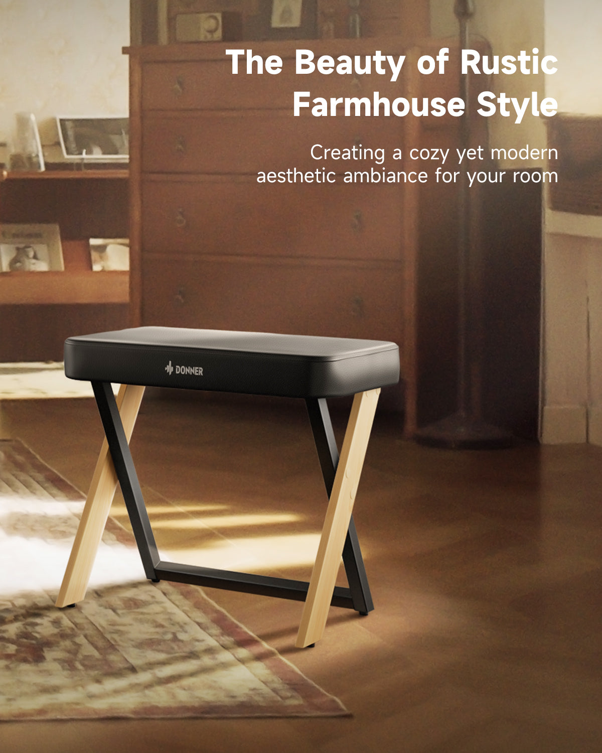Donner DKB-300 Home Style Piano Bench