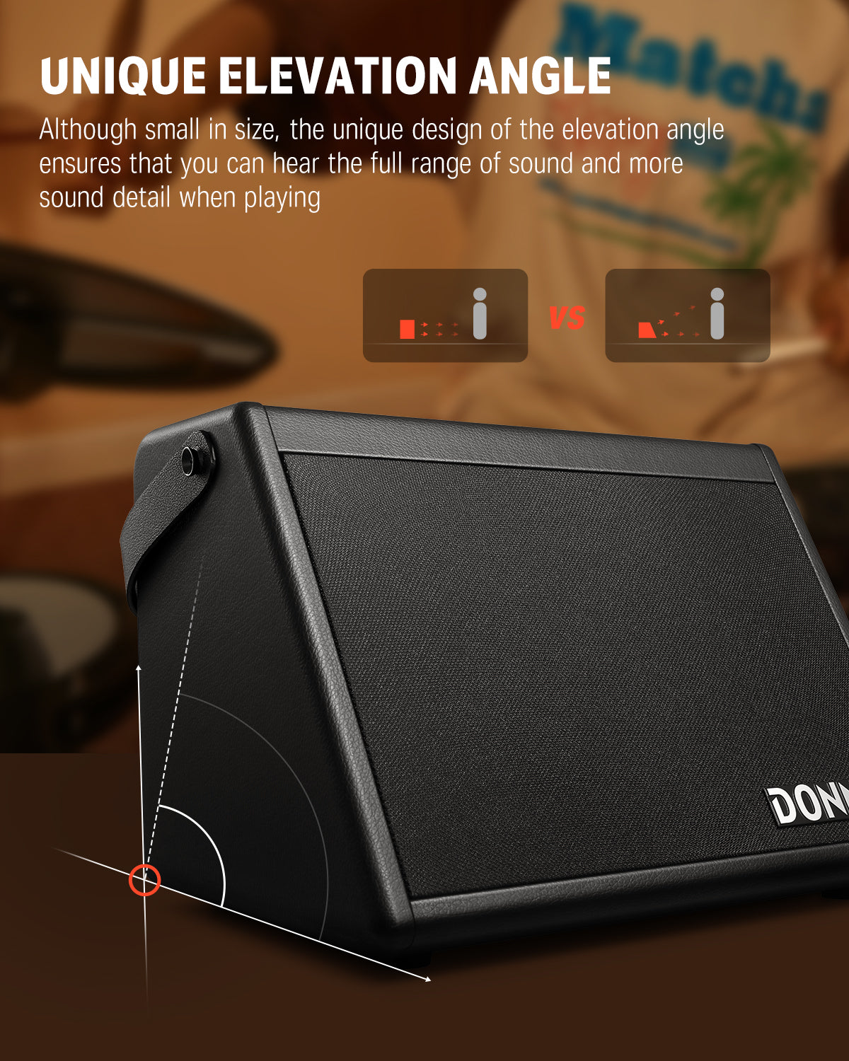 DONNER DDA-20 電子ドラム用アンプ　専用アダプター付 Amazon.co.jp: Donner アンプ 電子ドラム キーボード用 20W 外部