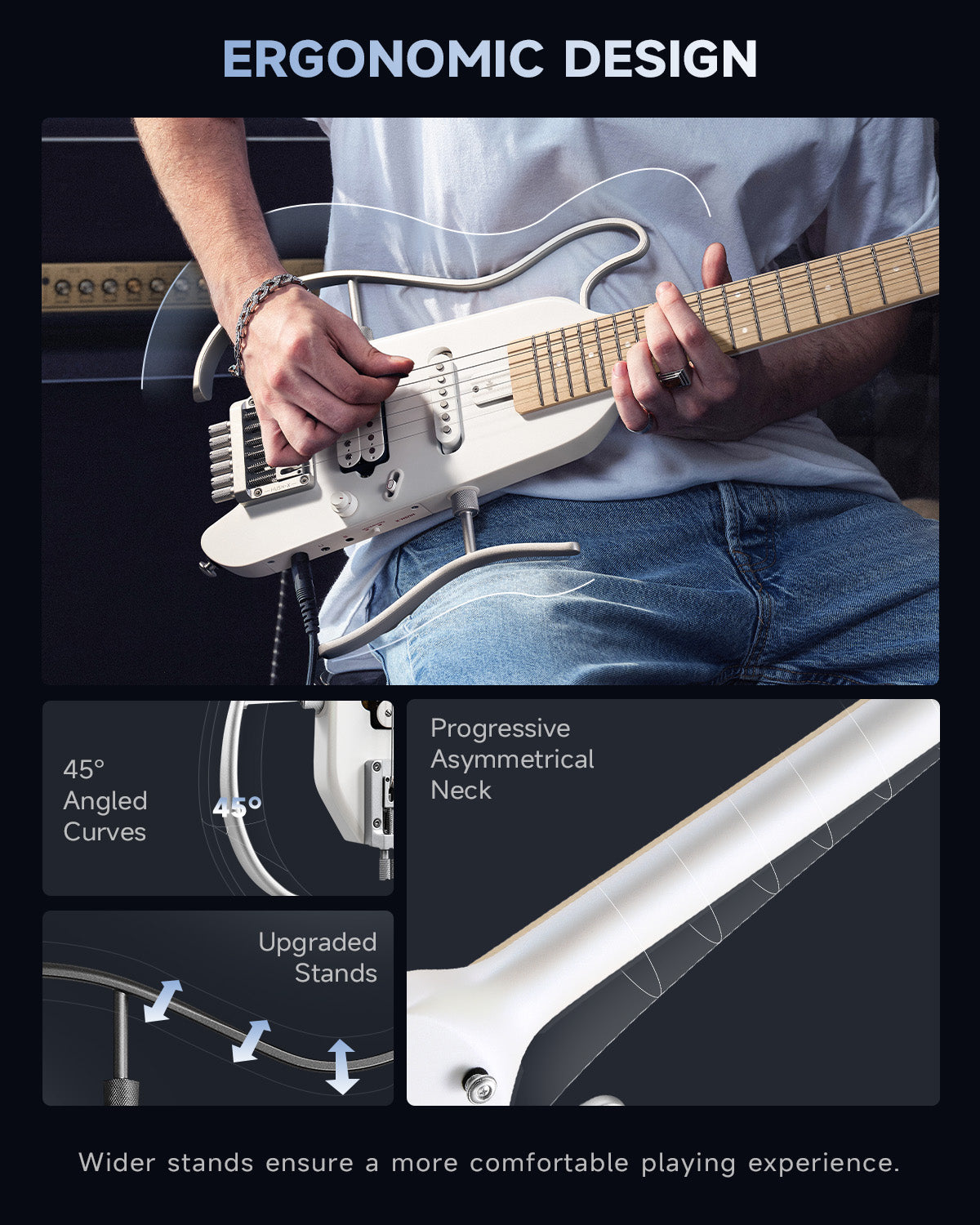 【Donner】HUSH-X【トラベルギター】 HUSH-X Porable Electric Guitar Kit for Travel Donner