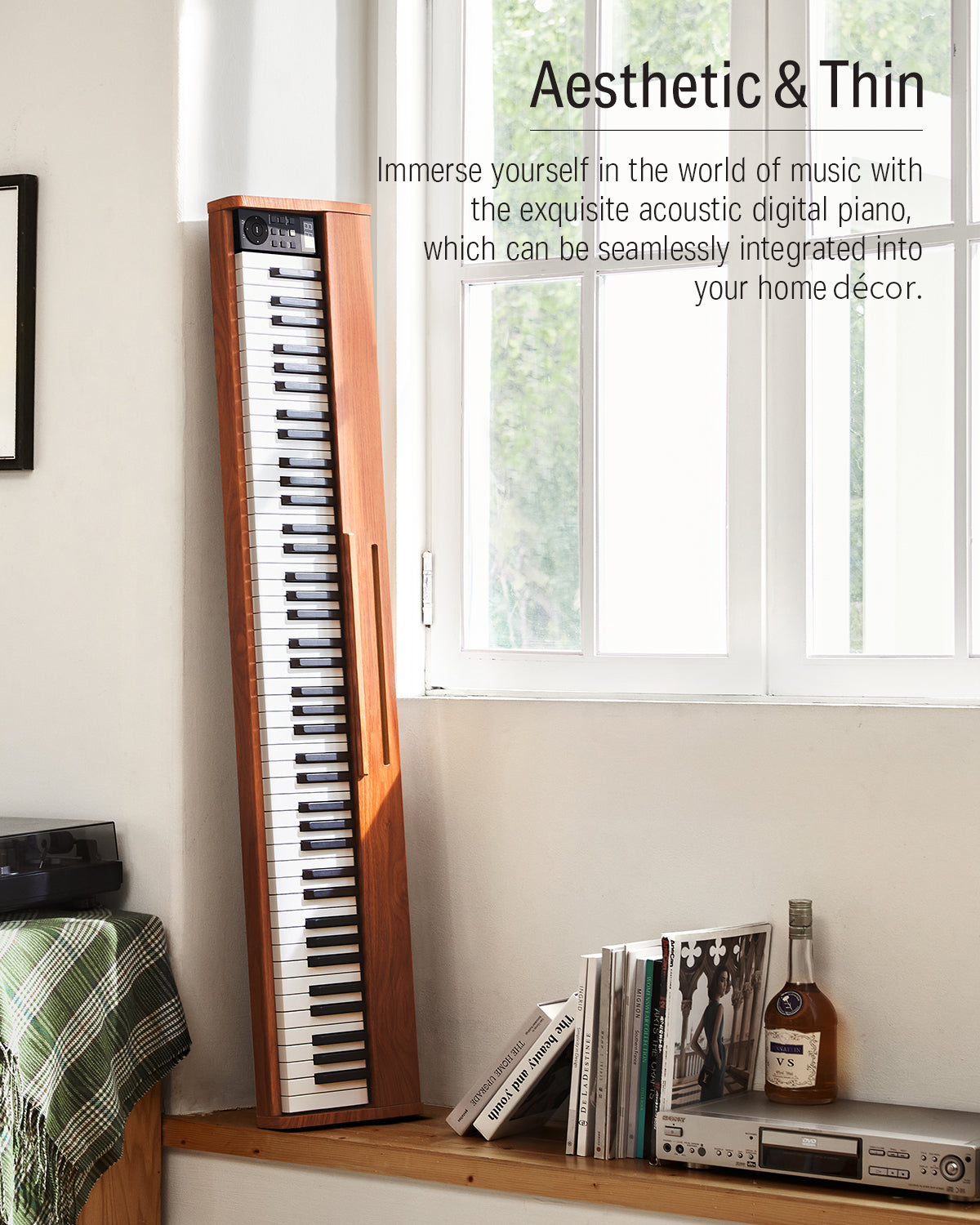Donner DEP-1S Beginner Digital Piano Kit-Natural Update##
