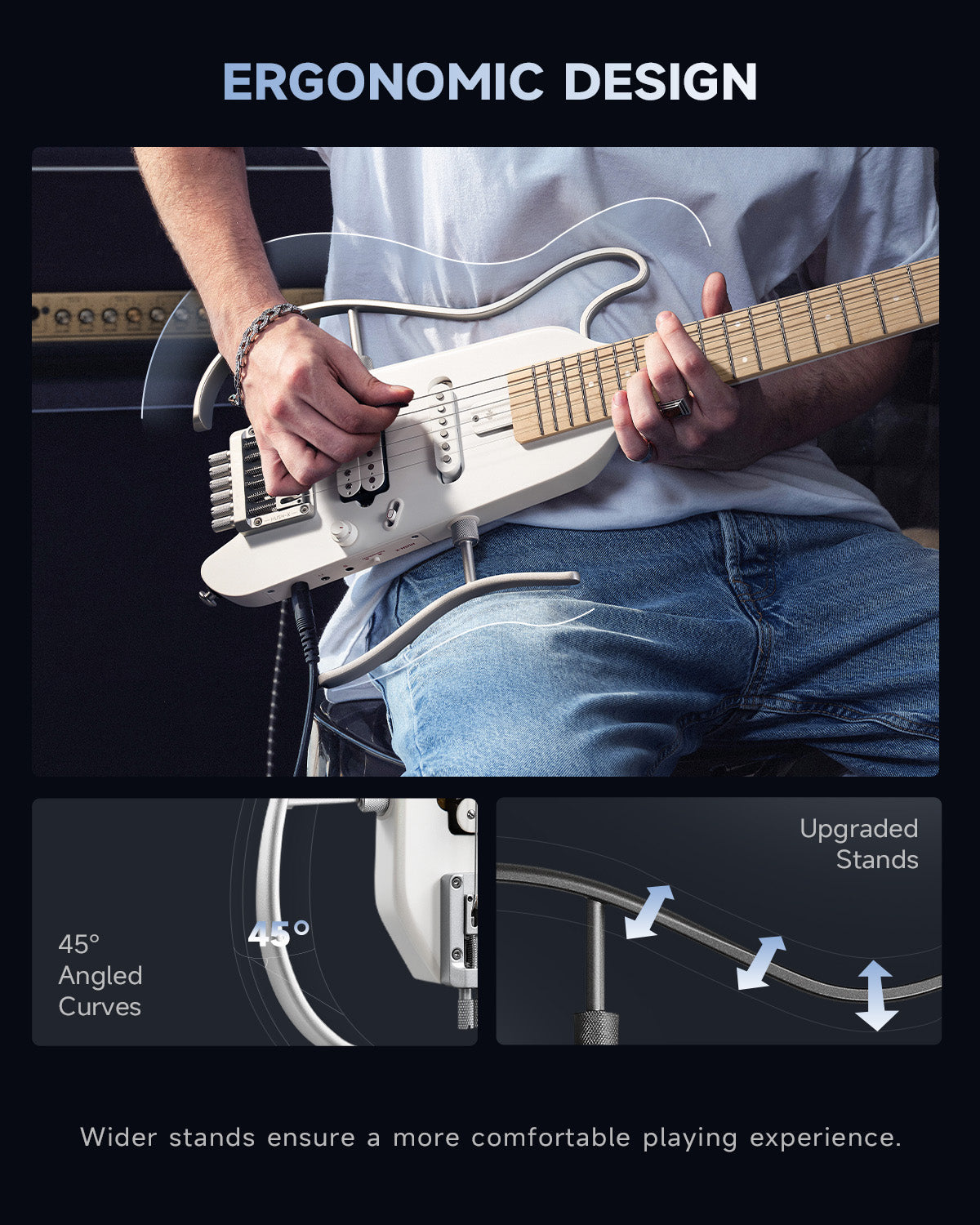 【Donner】HUSH-X【トラベルギター】 HUSH-X Porable Electric Guitar Kit for Travel Donner
