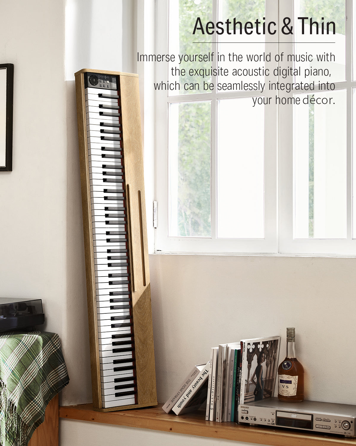 Donner DEP-1S Beginner Digital Piano Kit-Light wood##