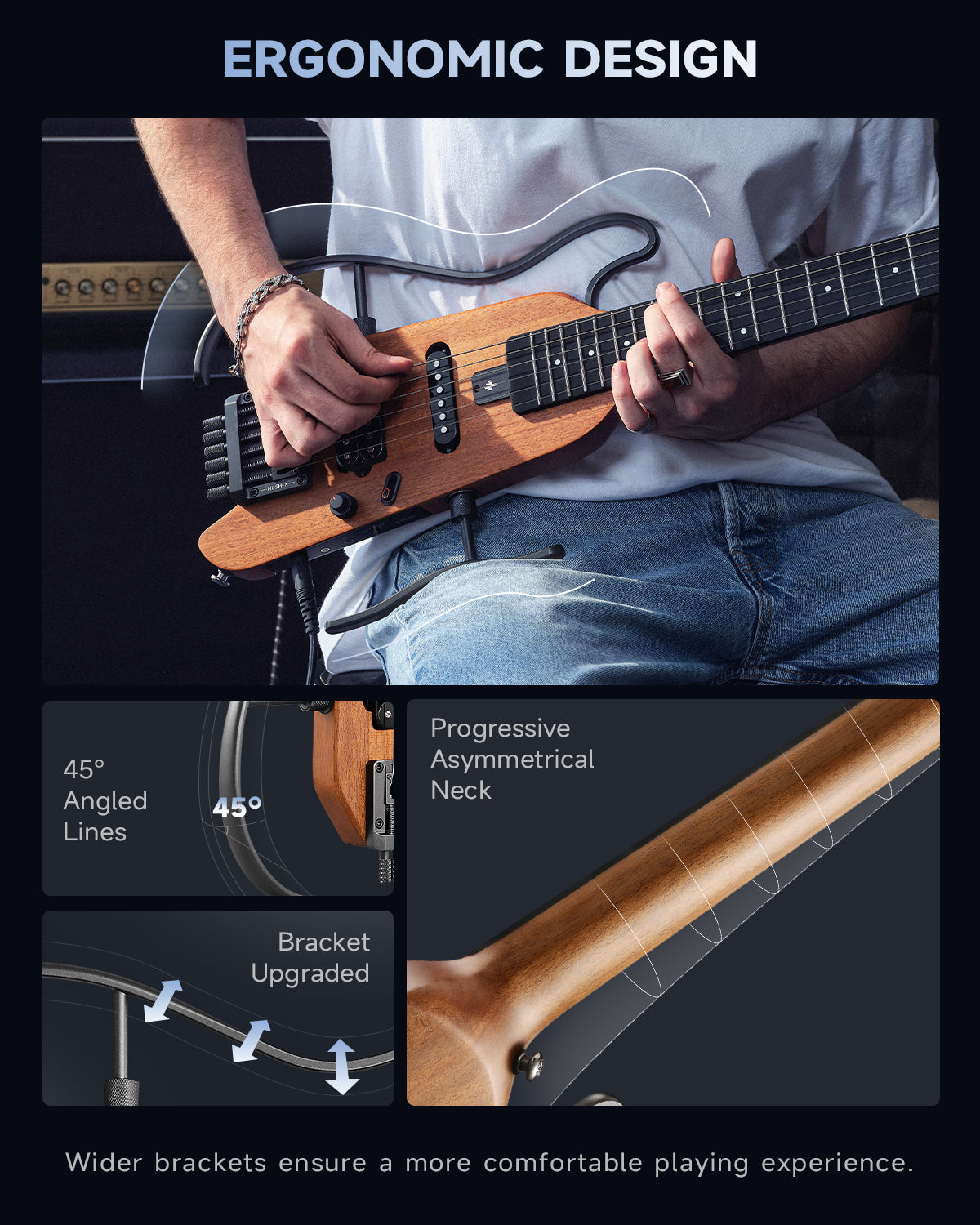 Donner HUSH™ X Electric Guitar Kit for Travel