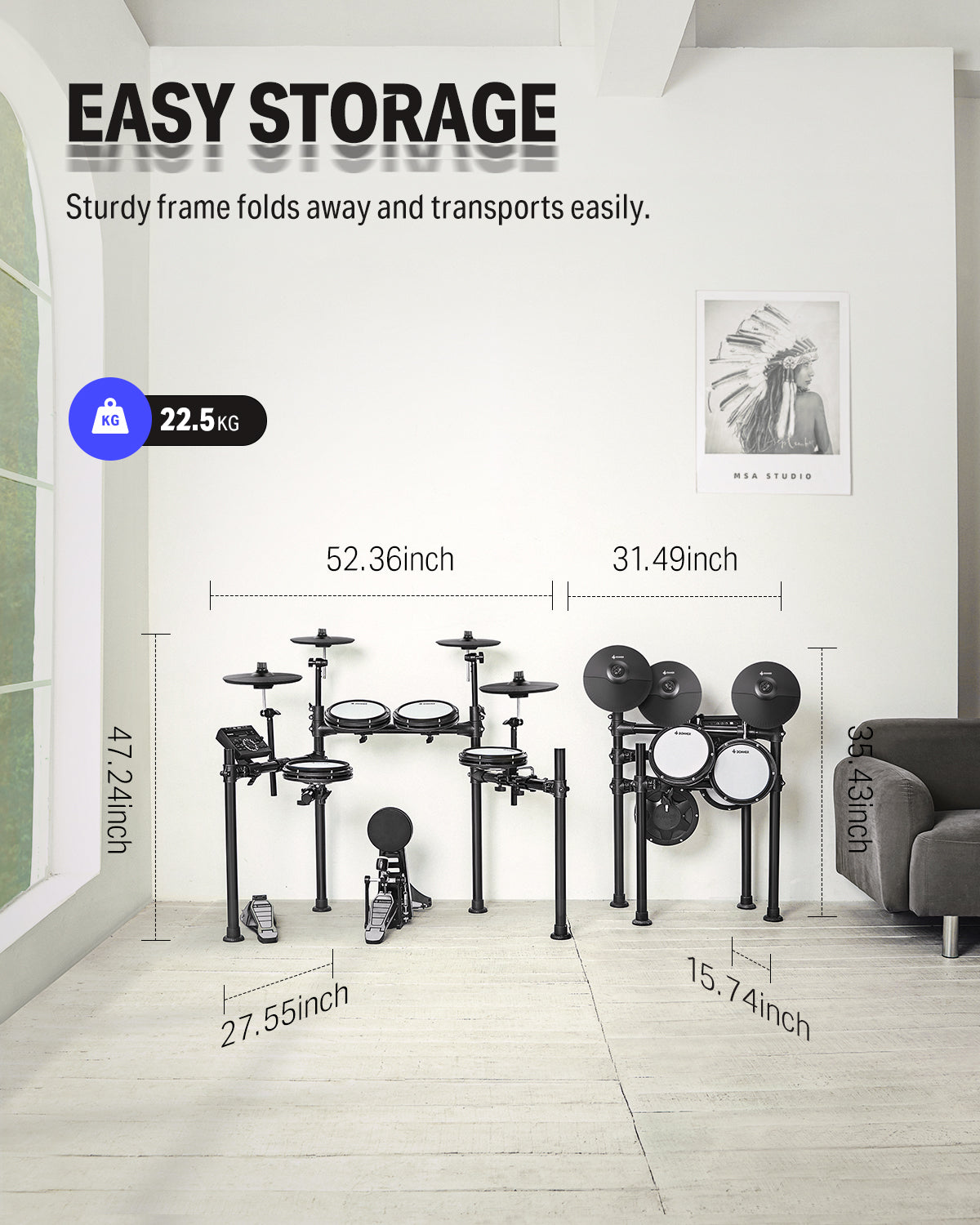 Donner DED-200X Electronic Drum Kit