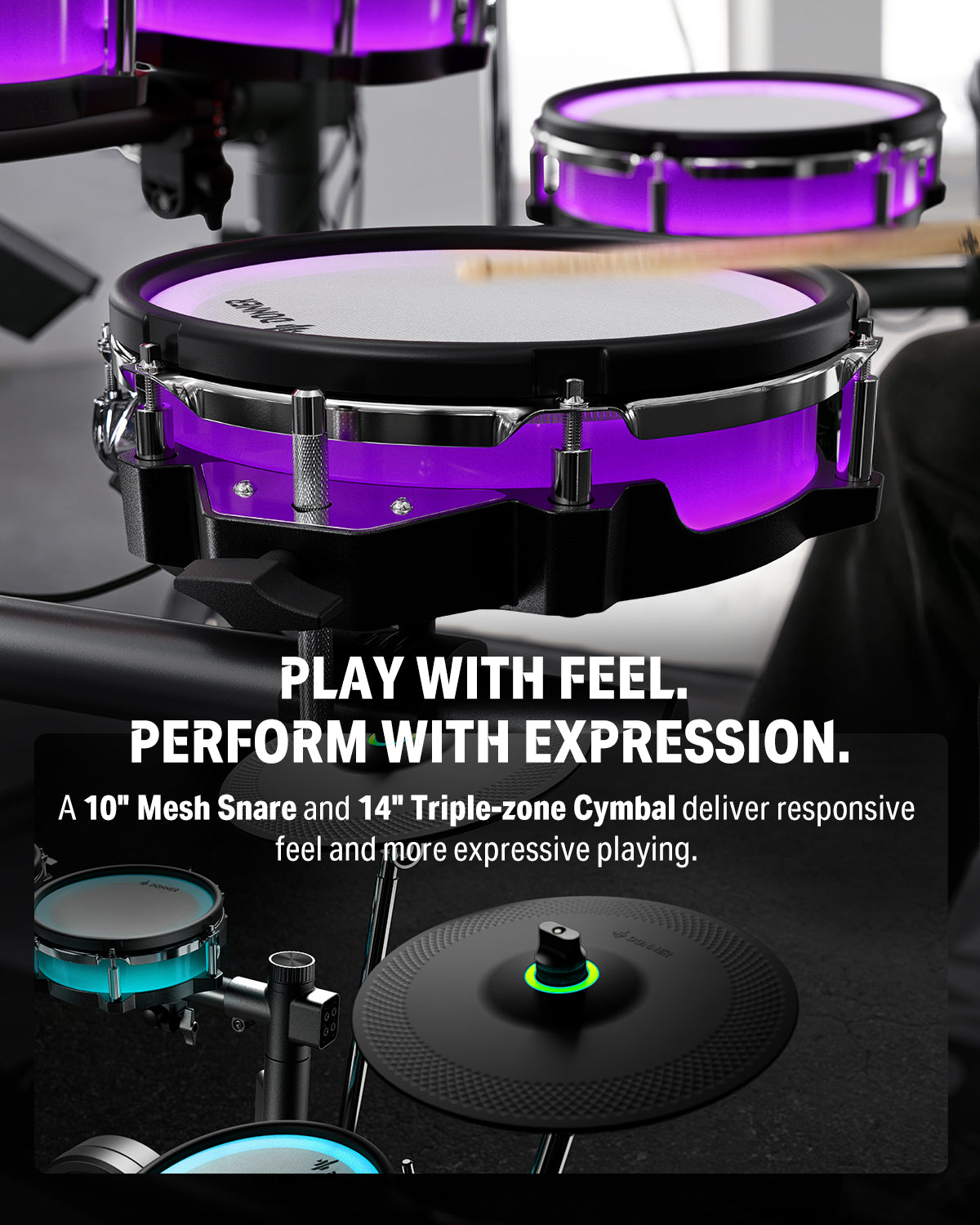Donner BackBeat Pro Electronic Drum Set