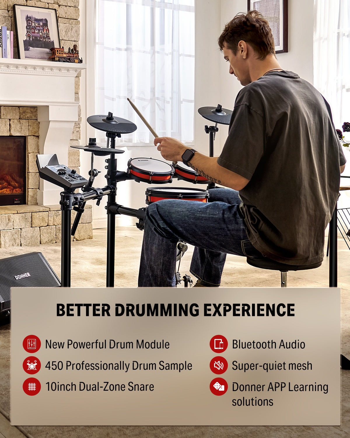 DED-200 DRUM SET-DED-200X Update##