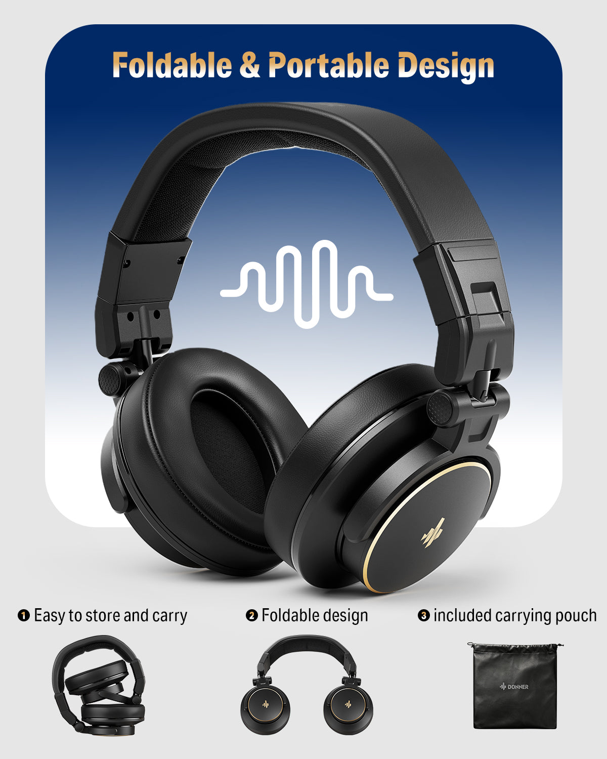 Donner MH1 Sound Monitor Headphones