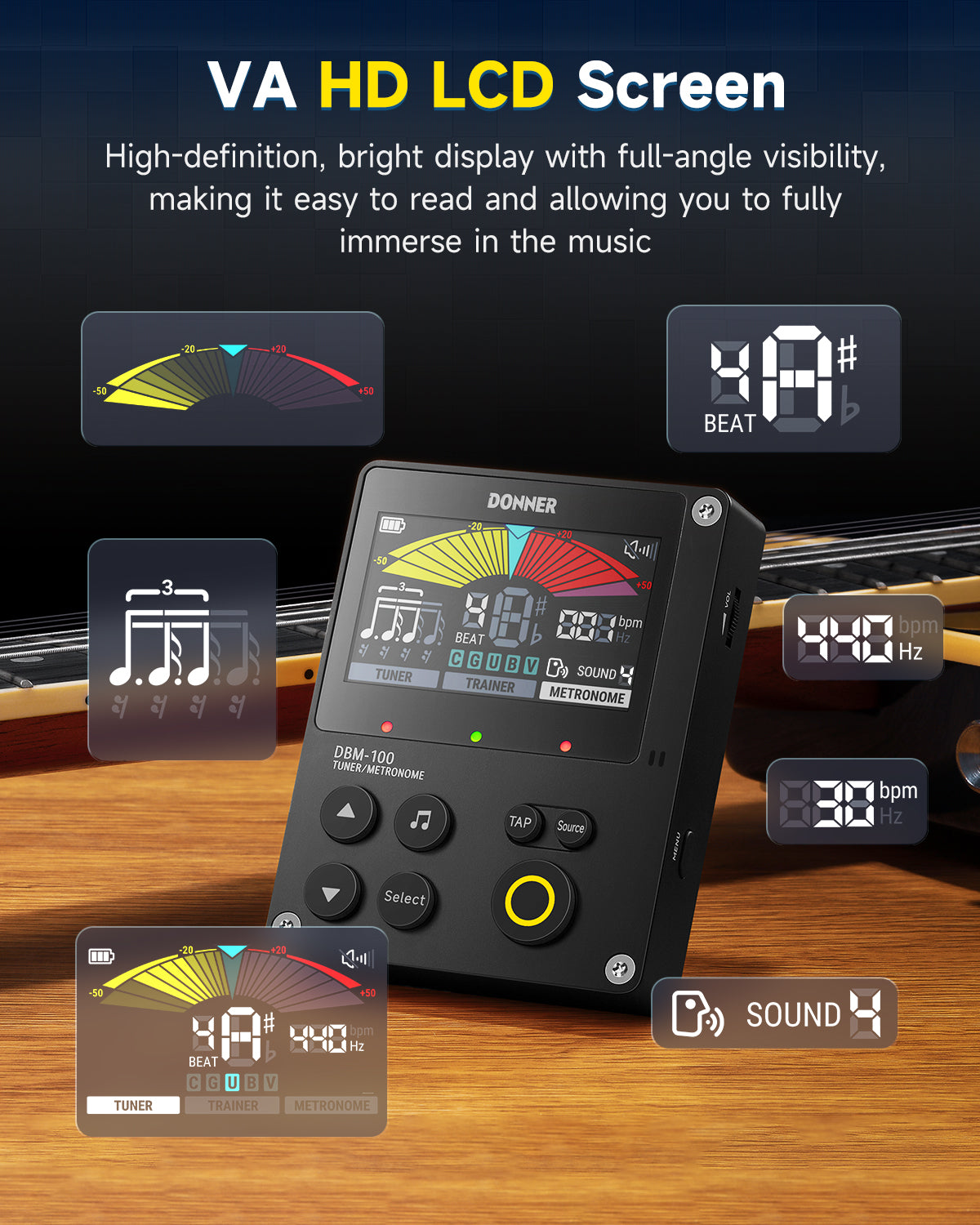 Donner DBM-100 Metronome-Black##
