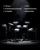 Donner DED-500 Electric Drum Set 5-Drum 3-Cymbal