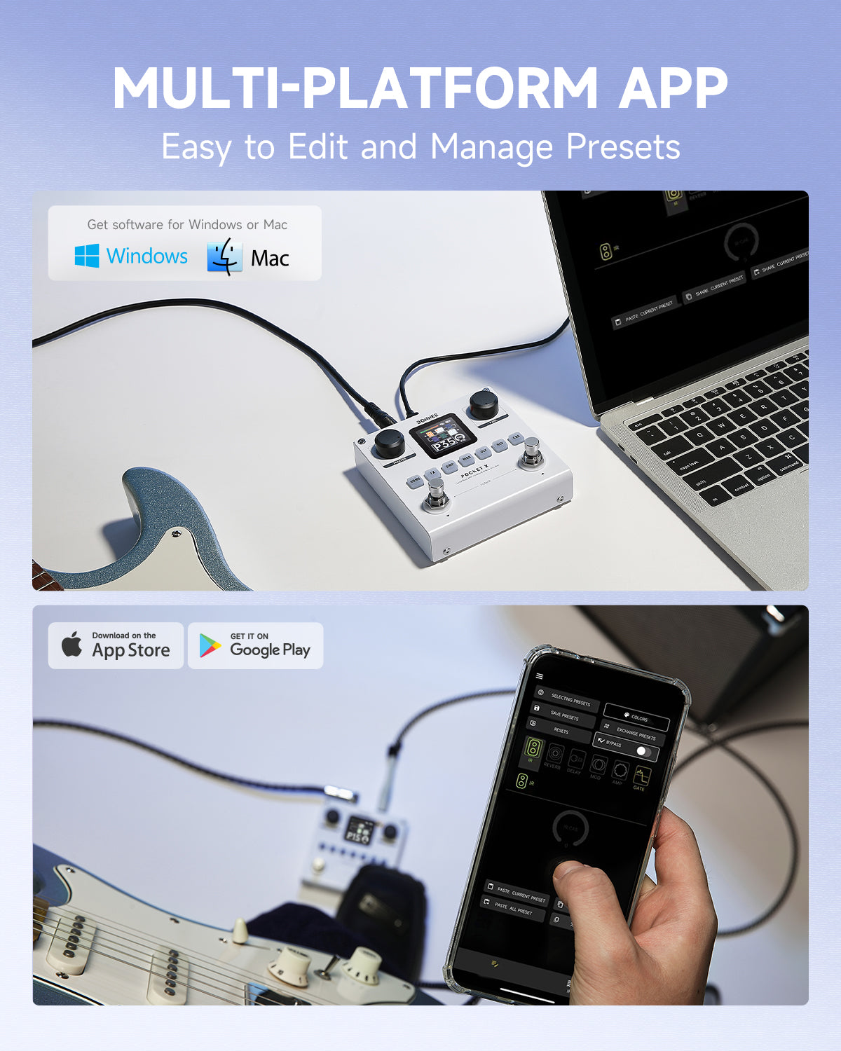 Donner Pocket X Multi Effects Guitar Pedal