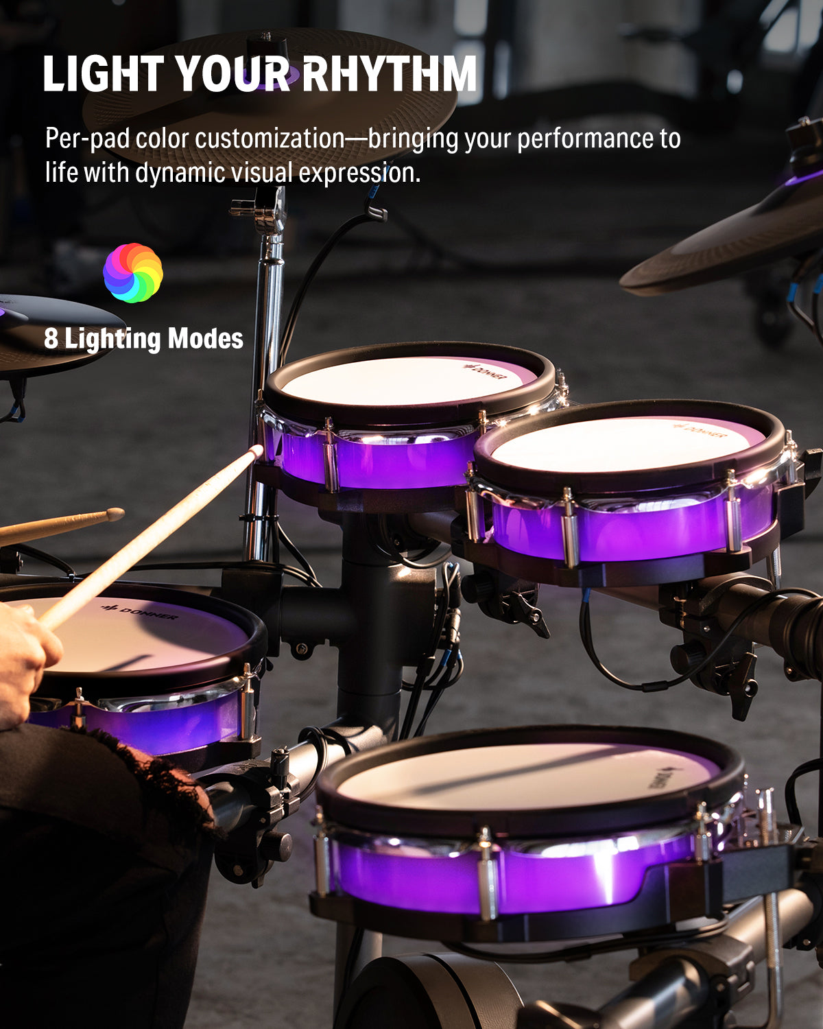 Donner BackBeat Pro Electronic Drum Set
