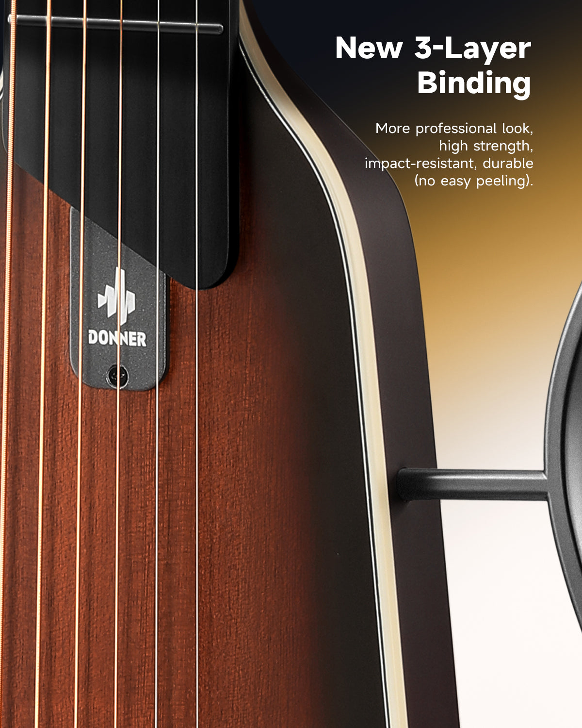 Donner HUSH™ I EVO2 Travel Guitar
