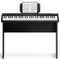 Donner DK-10S Black Electronic Keyboard Piano 61 Key Indicator Light Guidance Designed for Beginners