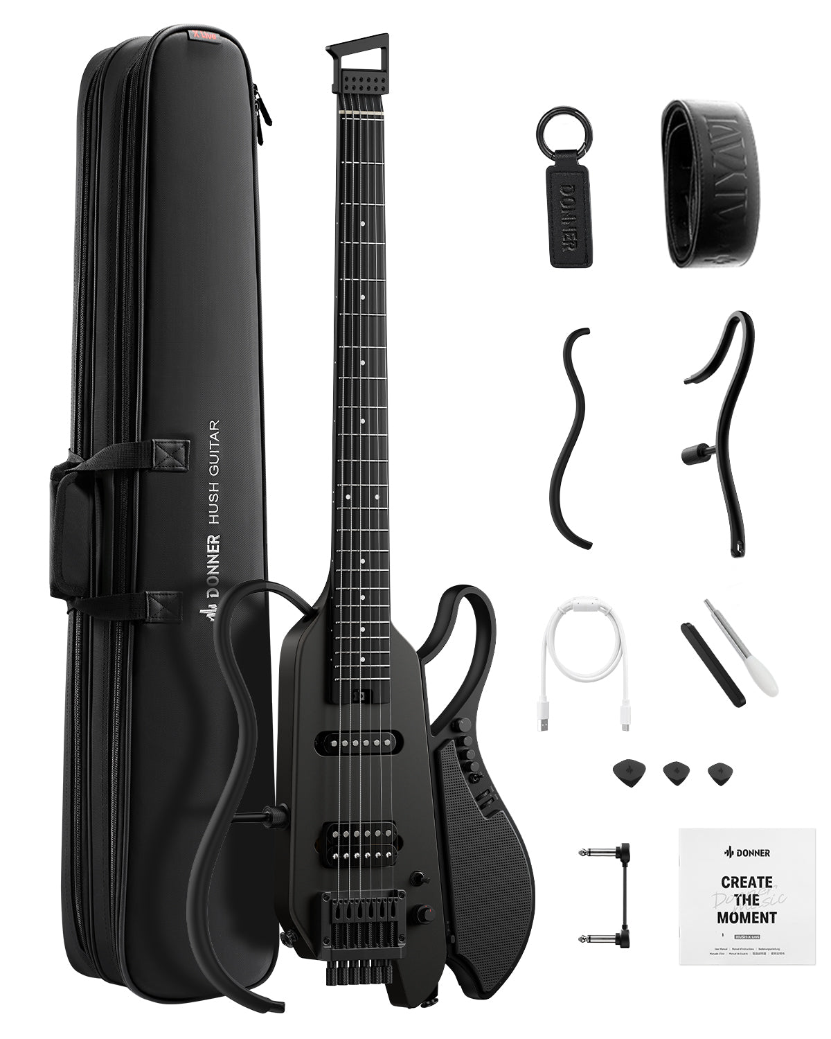 【PRE SALE】Donner HUSH X LIVE PRO GUITAR X MIYAVI - July 15th in Stock