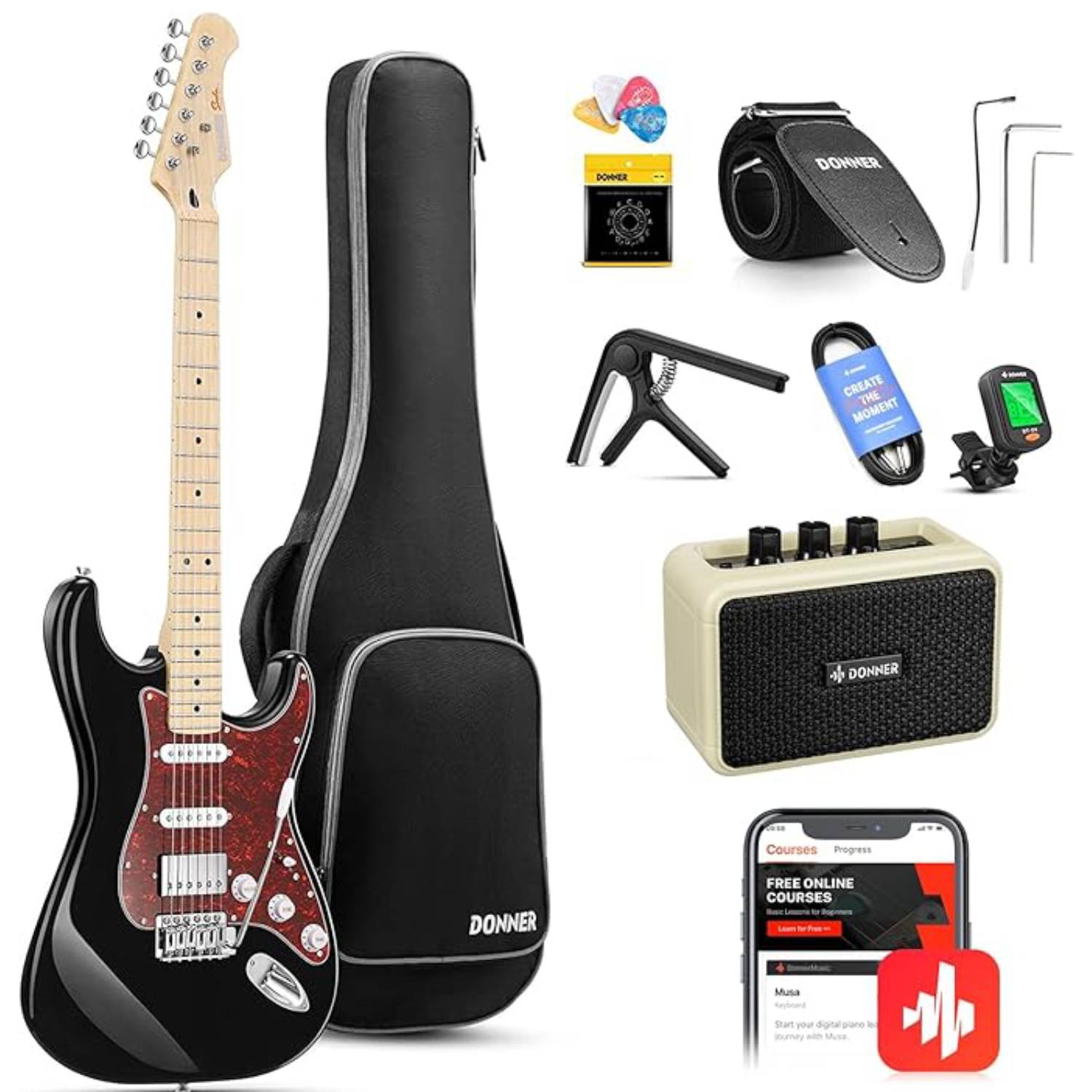 Donner DST-152 ST Electric Guitar