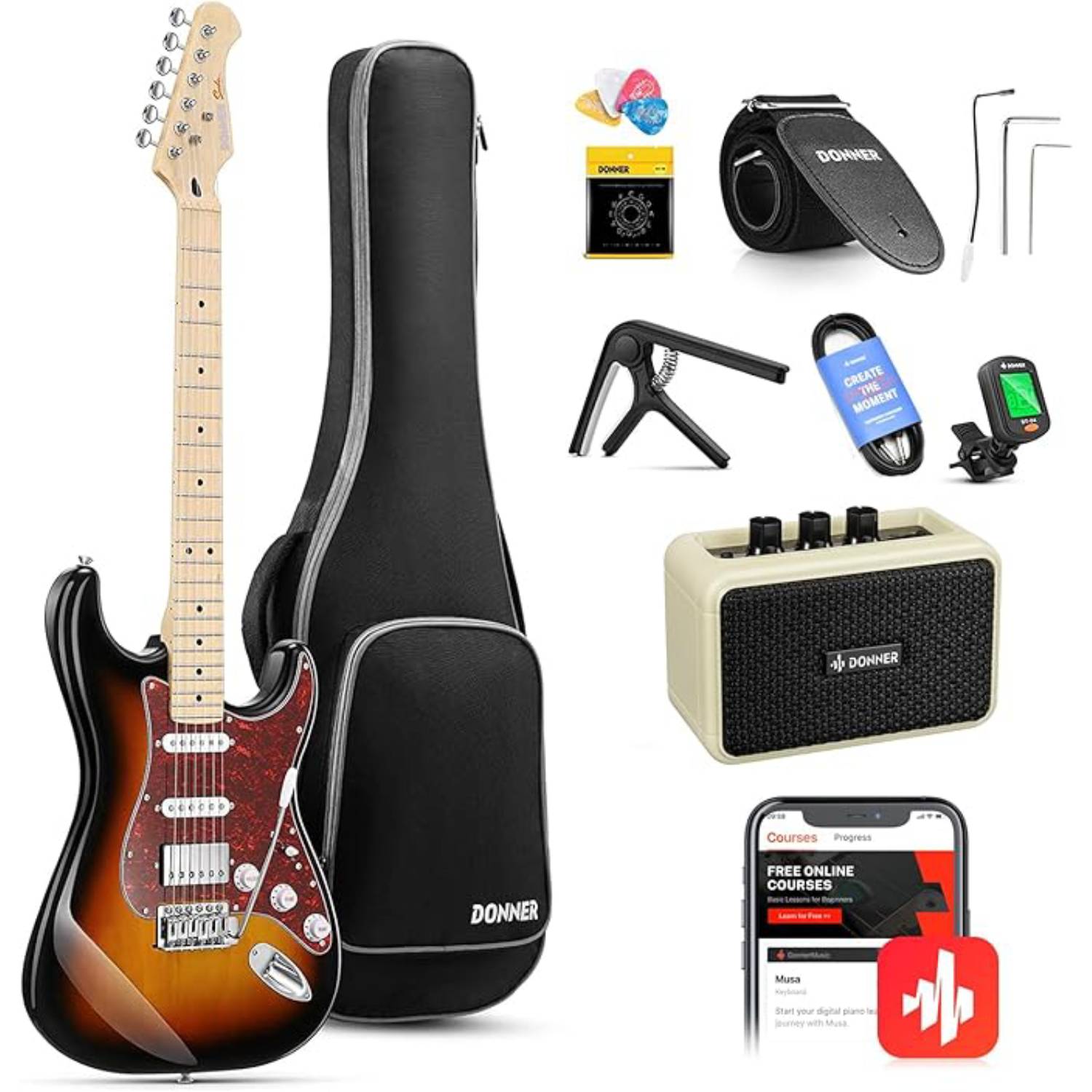 Donner DST-152 ST Electric Guitar