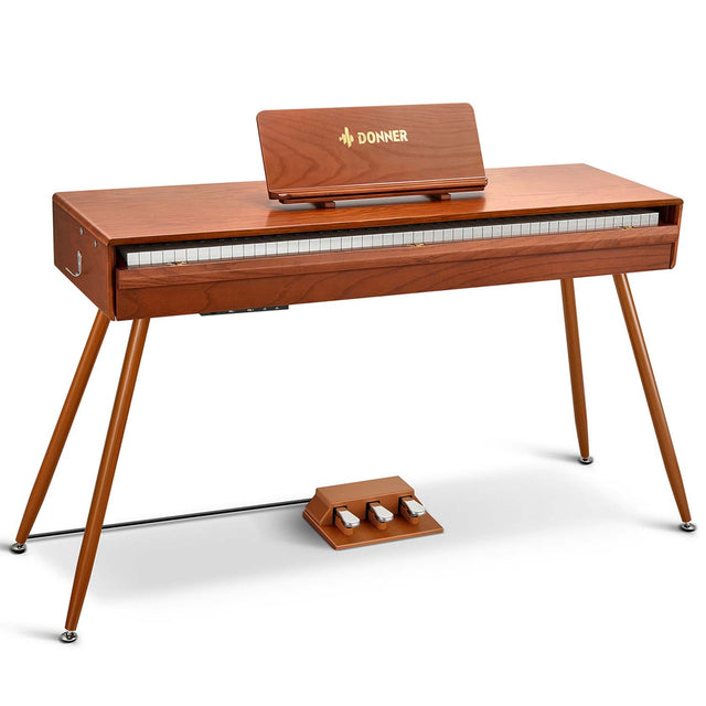 Donner DDP-80 PRO Digital Piano — 88-key fully weighted digital piano with furniture stand