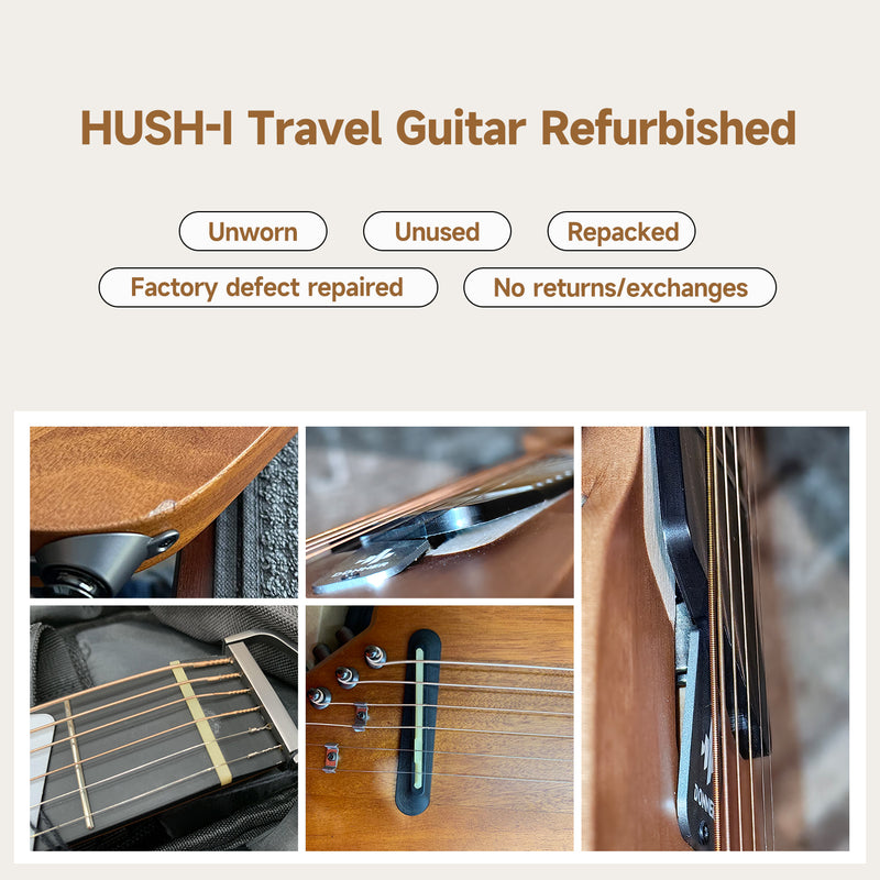 【openbox】Donner HUSH-I Acoustic-Electric Guitar Kit for Travel Silent Practice