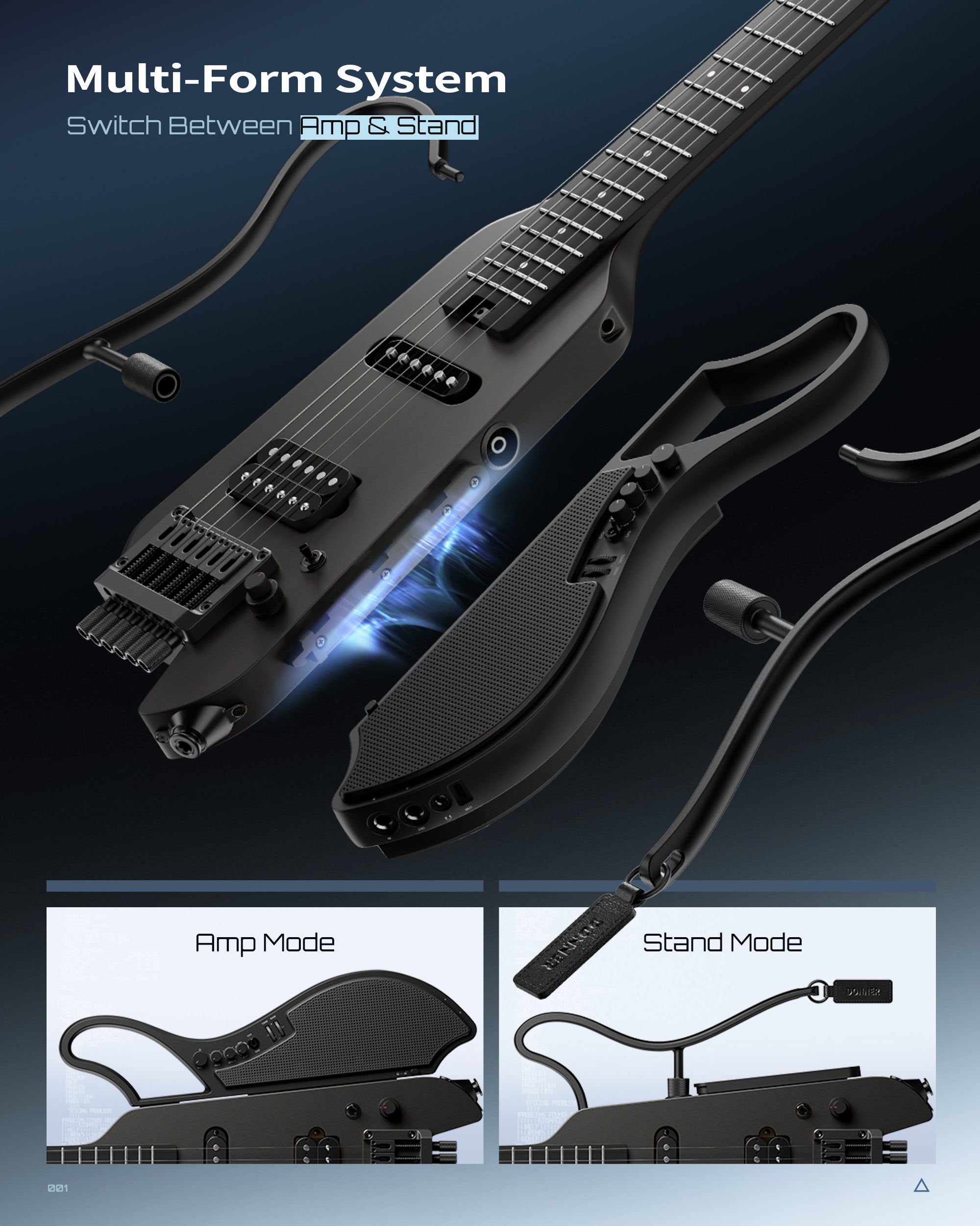 【PRE SALE】Donner HUSH X LIVE PRO GUITAR X MIYAVI - July 15th in Stock