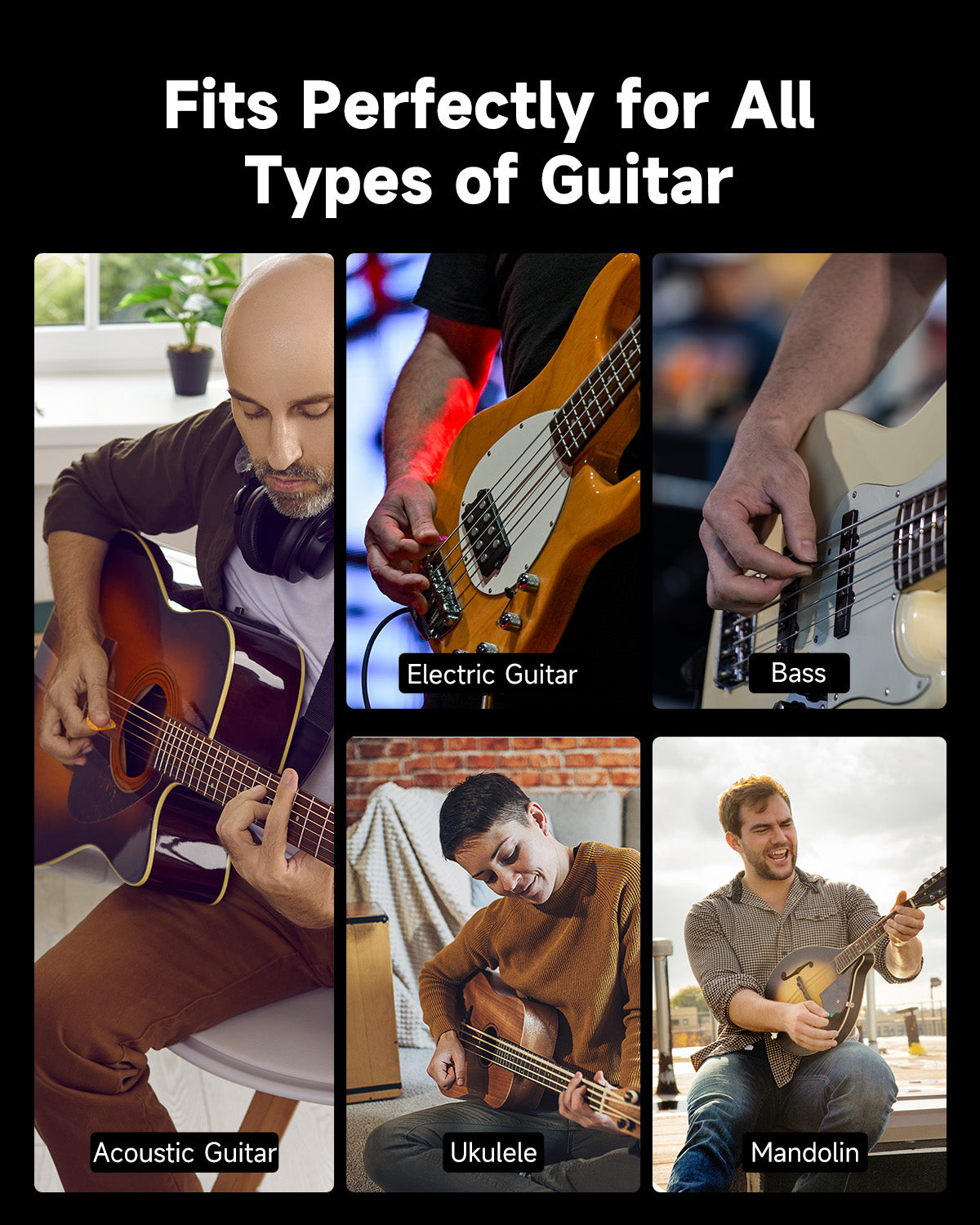 Donner Celluloid Guitar Picks 16 Pack Includes Thin, Medium, Heavy