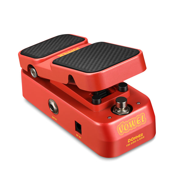 donner expression pedal Donner Vowel Wah Guitar Pedal Mini 2 in 1 Wah Volume Effect
