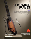 Donner HUSH-I Acoustic-Electric Guitar Kit for Travel Silent Practice