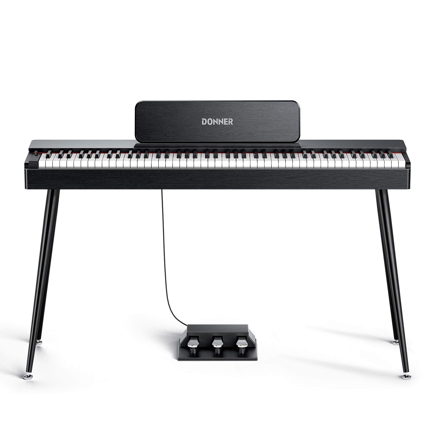 Donner DEK-610S 61 Key Electronic Keyboard Full Set for
