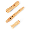 Eastar Soprano Recorder Instrument for Kids Adults Beginners, Baroque fingering C Key Maple Wooden Recorder, 3 Piece Recorder With Hard Case, Fingering Chart, Cleaning Kit, ERS-31BM