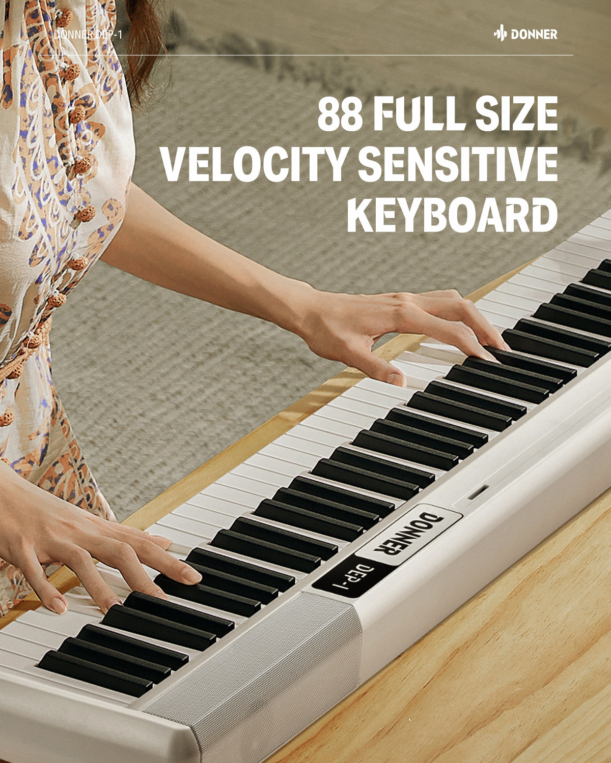 DONNER DEP-1 Digital Piano-White##