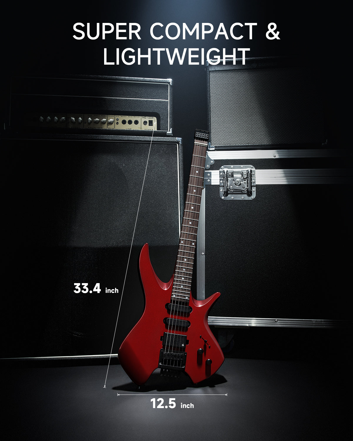 Donner HLX-500 Headless Electric Guitar