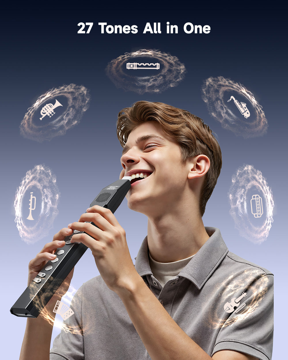 EDA-100 Digital Saxophone Aerophone Electronic Wind Instrument Eastar