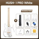 Donner HUSH-I PRO Acoustic-Electric Travel Guitar Kit with Sound Effects