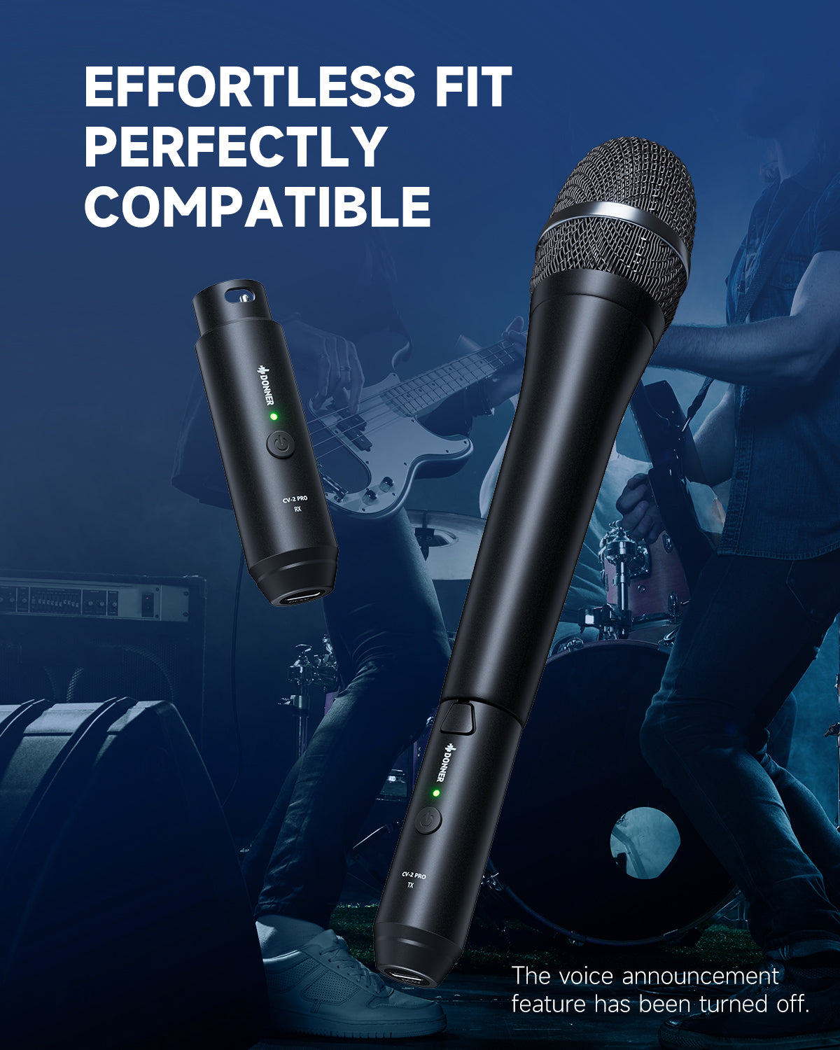 Donner CV-2 PRO Wireless Condenser Microphone Transceiver