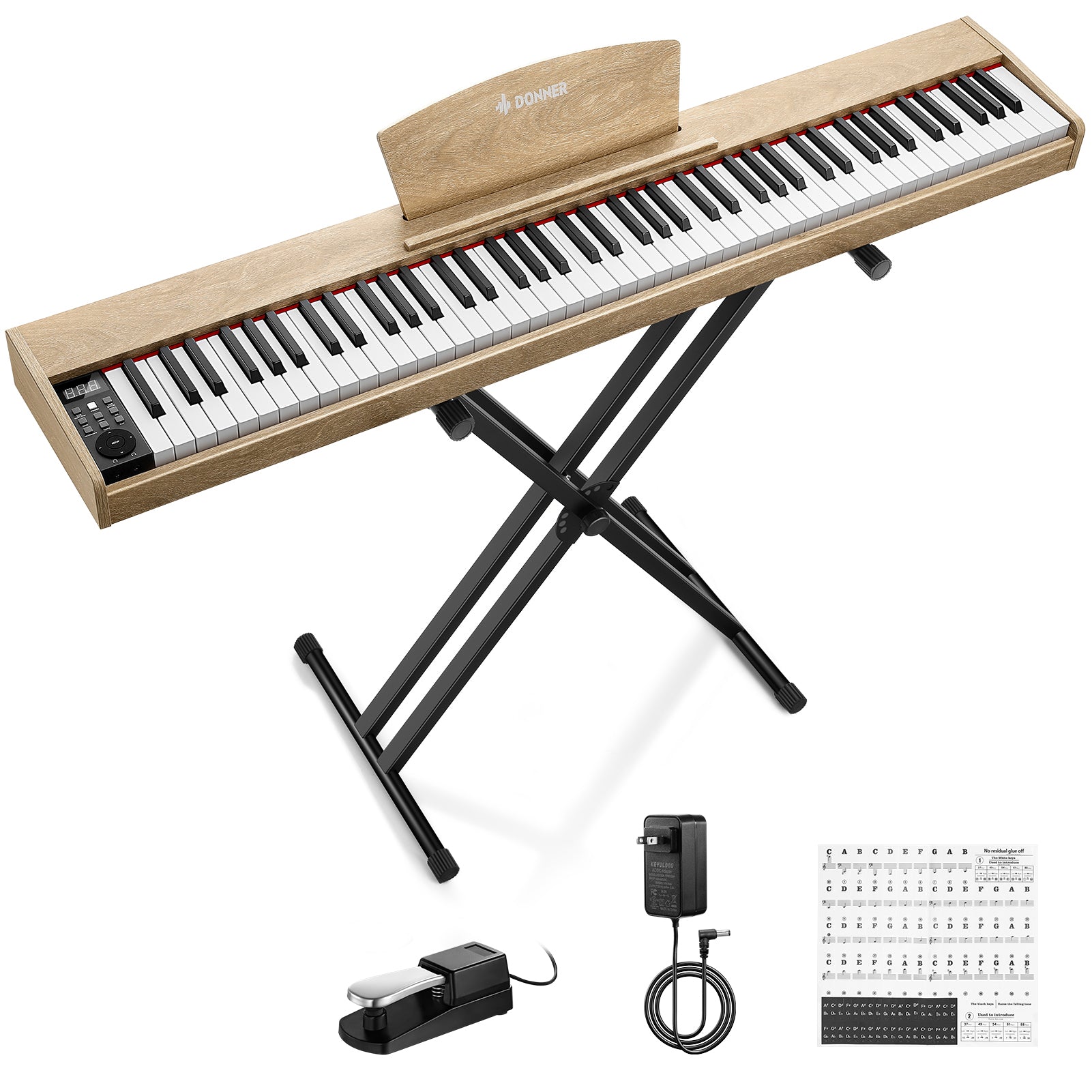 Donner DEP-1S Beginner Digital Piano Kit