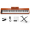 Donner DEP-1S 88 Key Velocity-Sensitive Digital Piano with X-Stand for Beginner