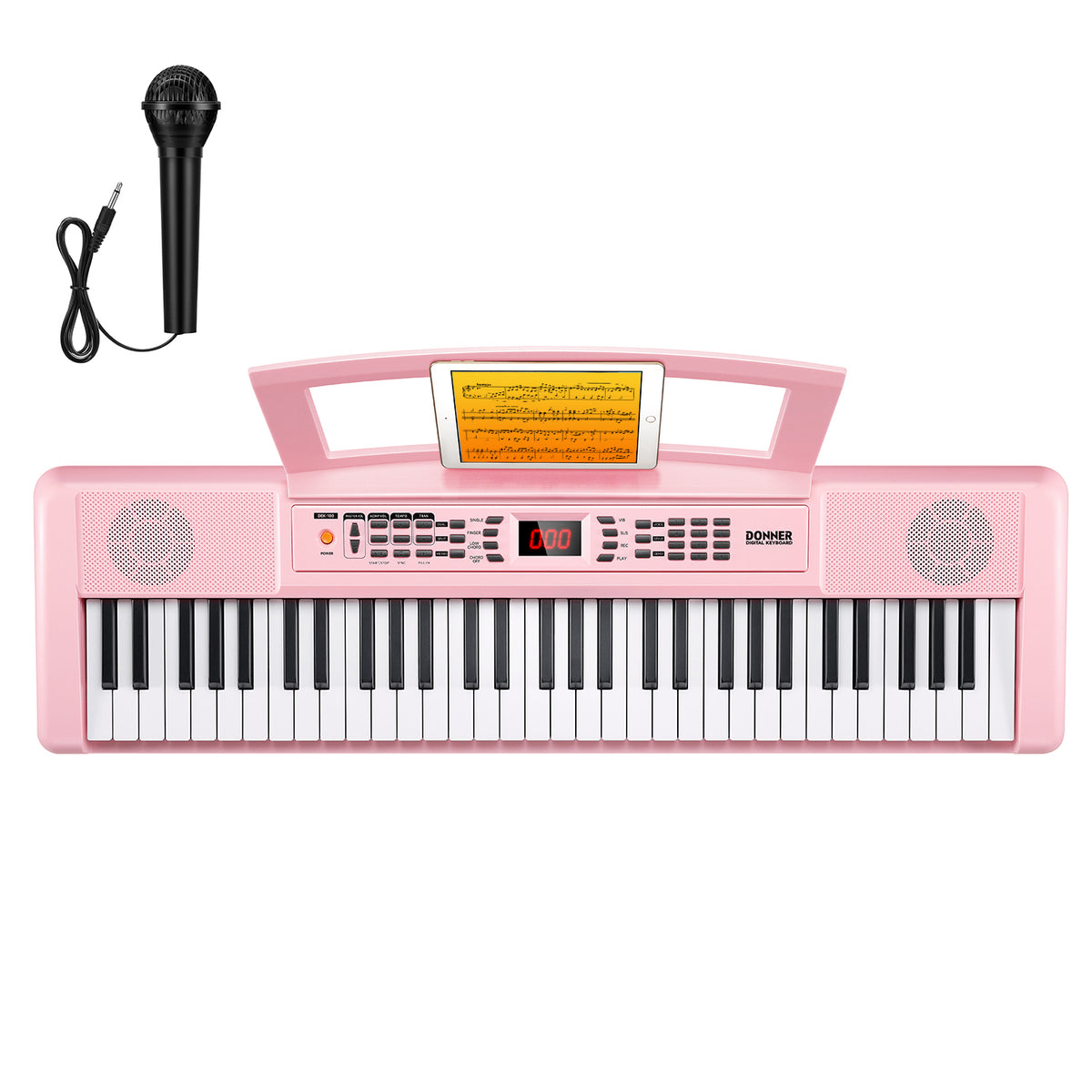 Donner DEK-300 61-Key LED Electronic Keyboard Piano