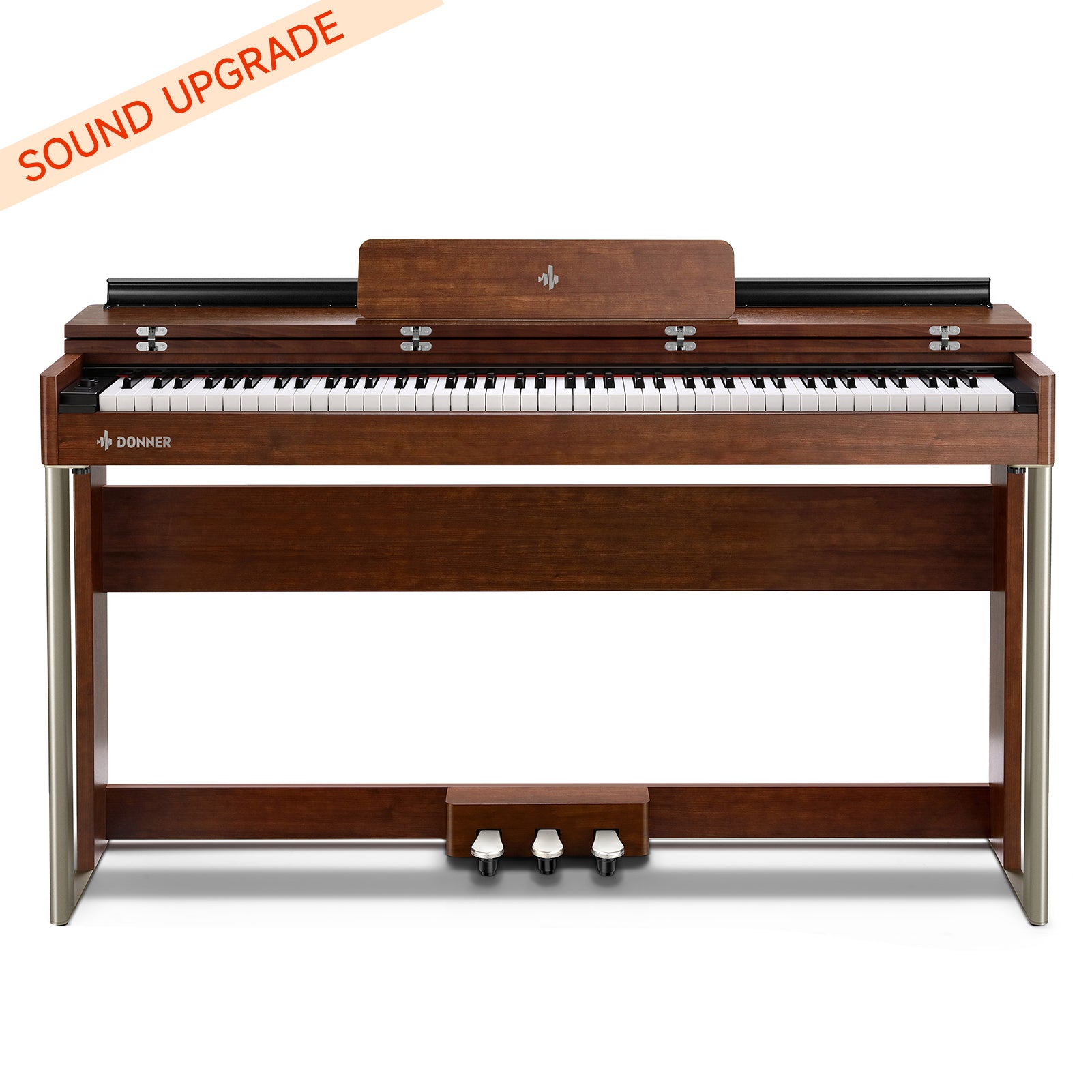 DDP-200 Wooden 88 Key Weighted Upright Digital Piano Donner
