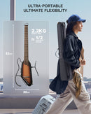 Donner HUSH™ I PRO Acoustic-Electric Travel Guitar Kit with Sound Effects