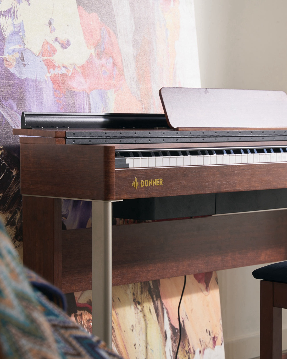 Donner DDP 200 88 Key Weighted Dynamic Graded  Hammer Action Upright Digital Piano