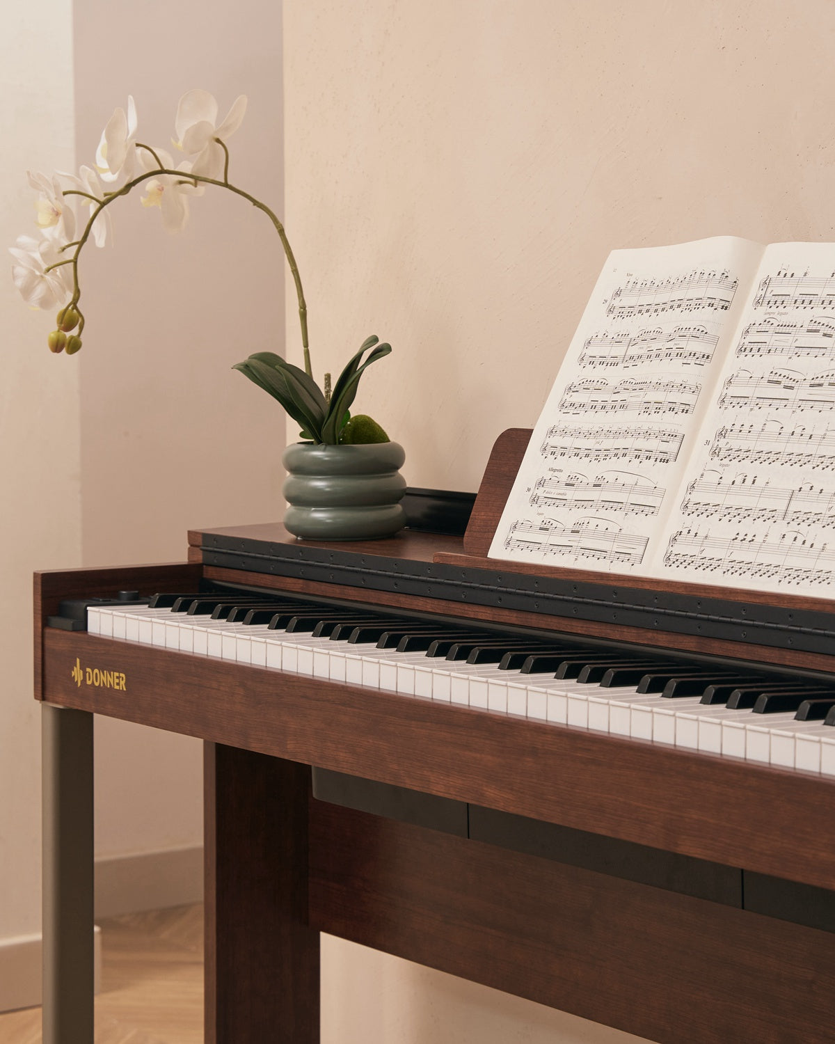 Donner DDP 200 88 Key Weighted Dynamic Graded  Hammer Action Upright Digital Piano