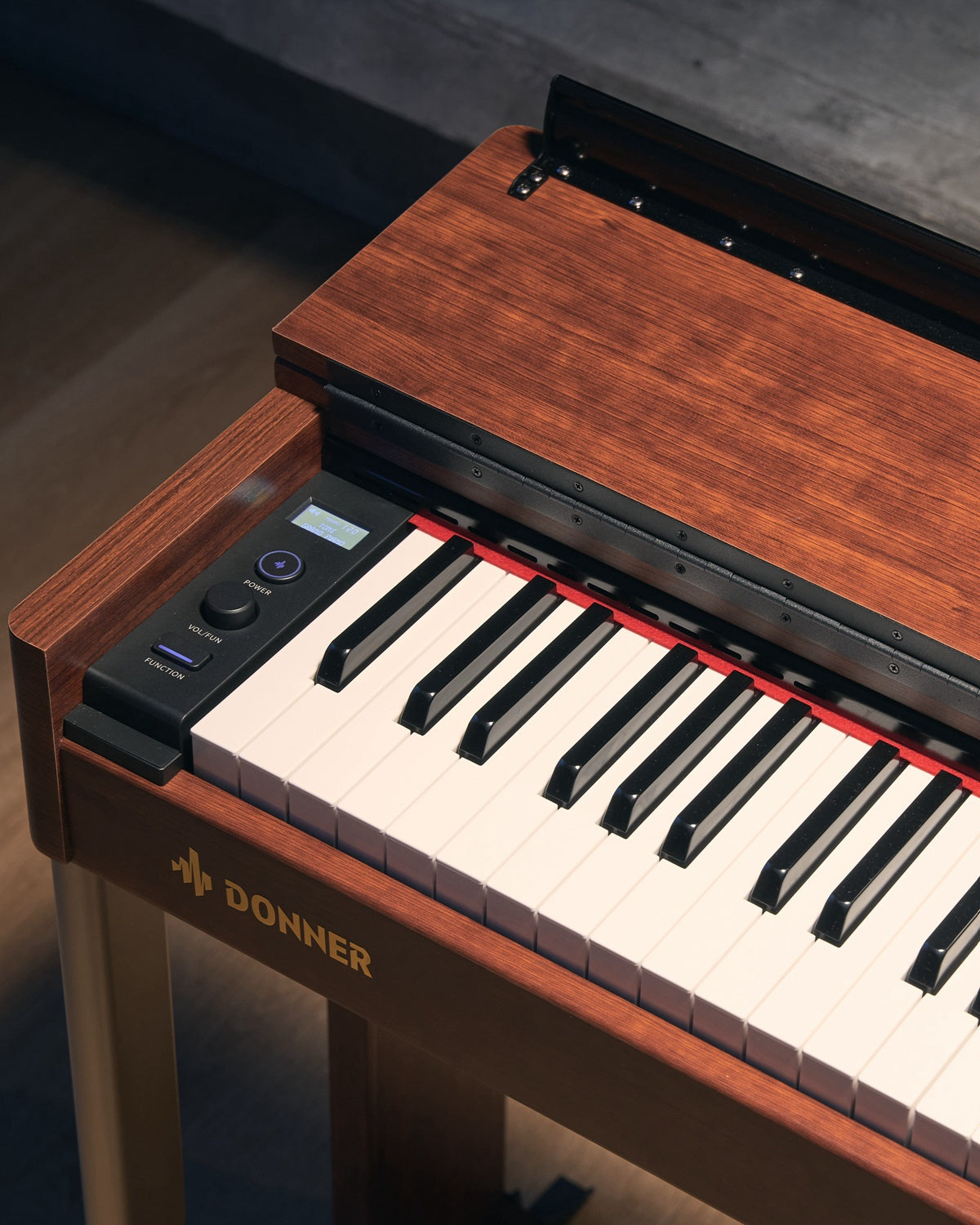 Donner DDP 200 88 Key Weighted Dynamic Graded  Hammer Action Upright Digital Piano