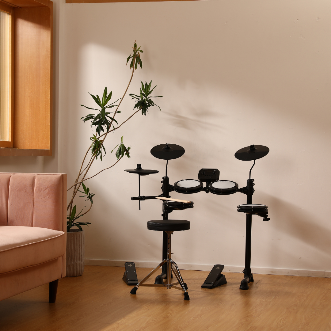 DED-80 Beginner Electronic Drum Kit with Headphones/Drum Throne Donner DED-80 Beginner Electronic Drum Kit with Headphones/Drum Throne Donner