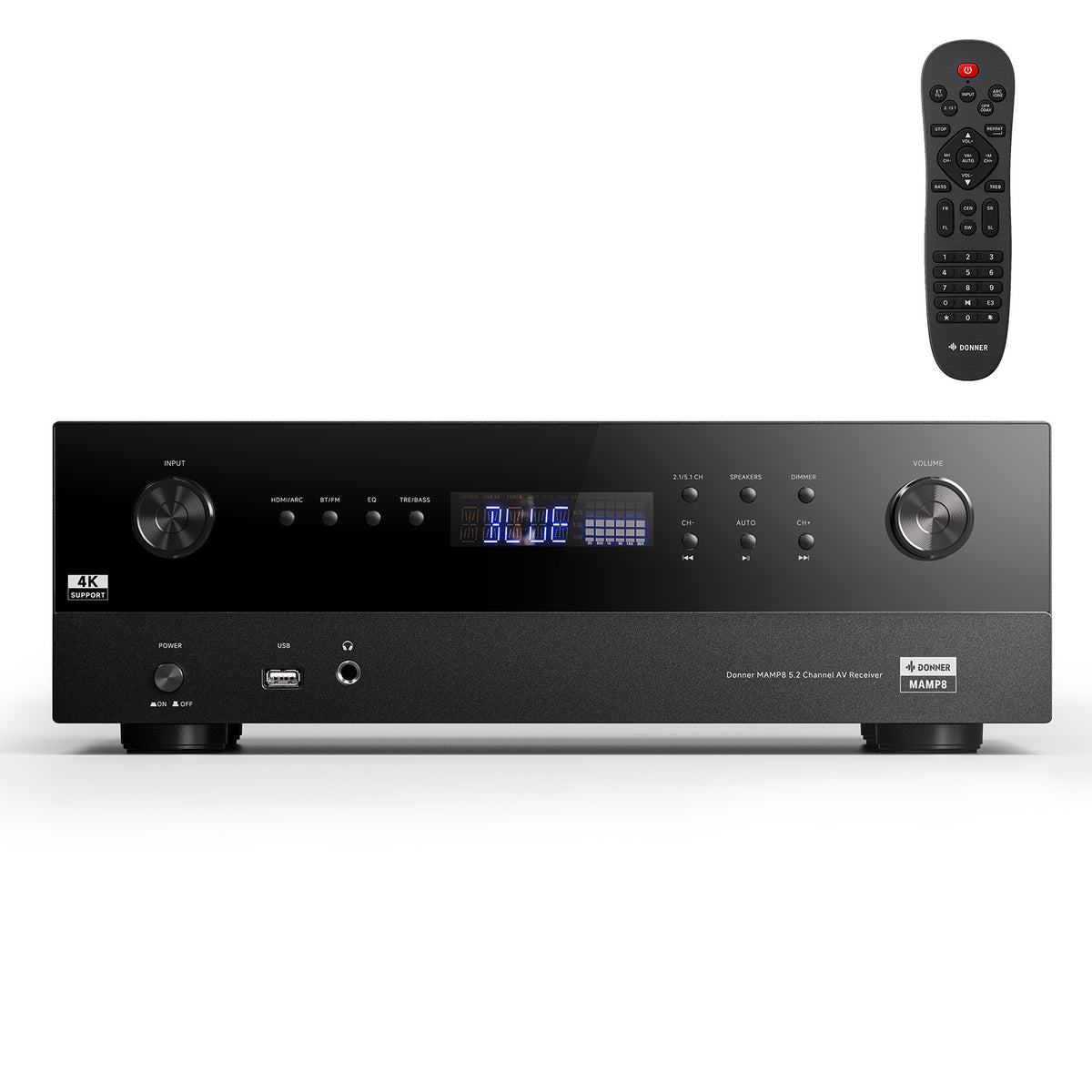 Donner MAMP8 5.2 Channel AV Receiver