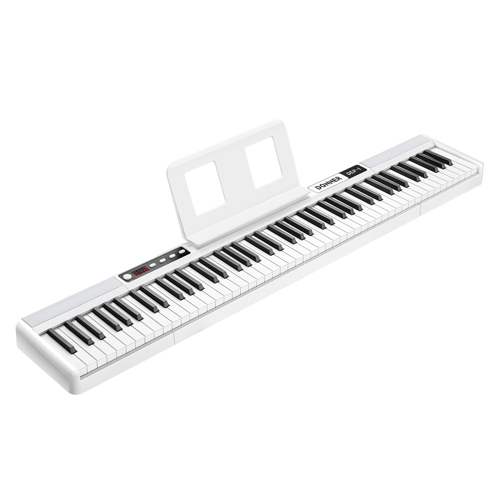 Donner DEP-1 Portable Digital Piano-White with stand