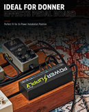 Donner DP-1 Guitar Pedal Power Supply 10 Isolated DC Output for 9V/12V/18V Effect Pedal