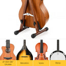 Donner DS-3U Original Wooden Ukulele, Mandolin,Violin Stand, Guitar Stand-Suitable for HUSH series