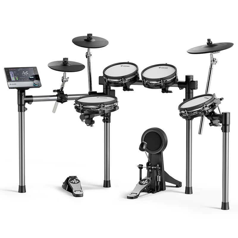 Donner Beat 5-Drum 3-Cymbal Electronic Drum Set with professional electronic drum module